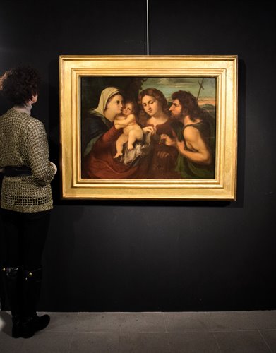 "Holy Conversation"  Venetian school of the 16th century
